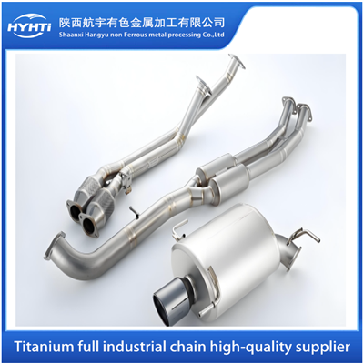 Cóimhiotal Tíotáiniam Ti-1.5Al i Mufflers Gluaisteán